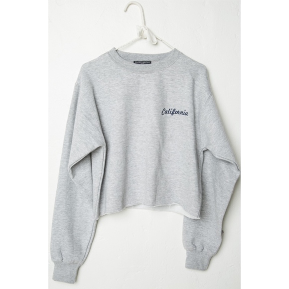 Brandy Melville Other - Nancy California Embroidered Cropped Sweatshirt